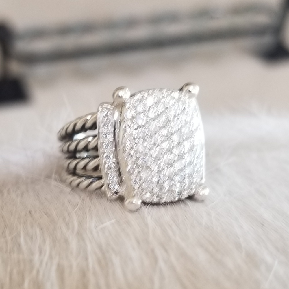 DAVID YURMAN PAVE DIAMOND RING